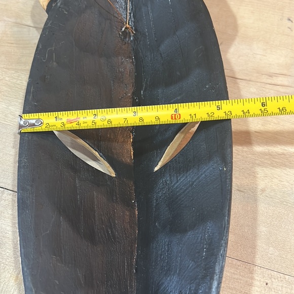 Wooden Zebra hanging mask - Picture 5 of 5